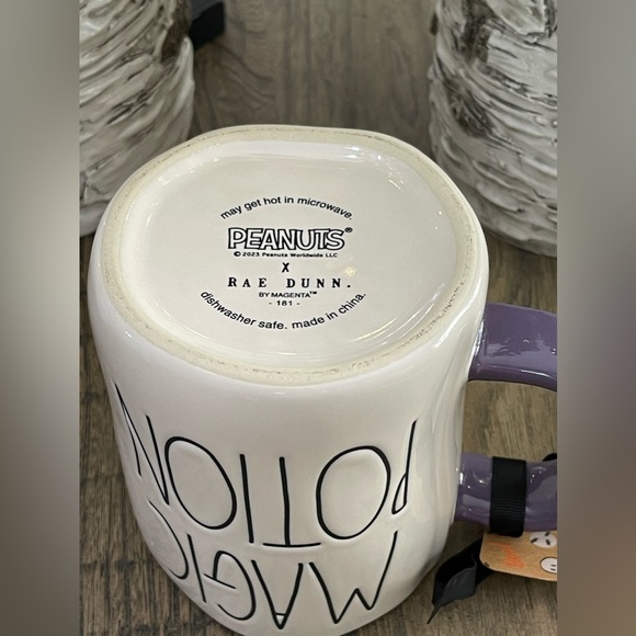 Brand NEW w/Tags Peanuts x Rae Dunn MAGIC POTION Mug feat. Snoopy 🧪🧙‍♀️ - Picture 5 of 11